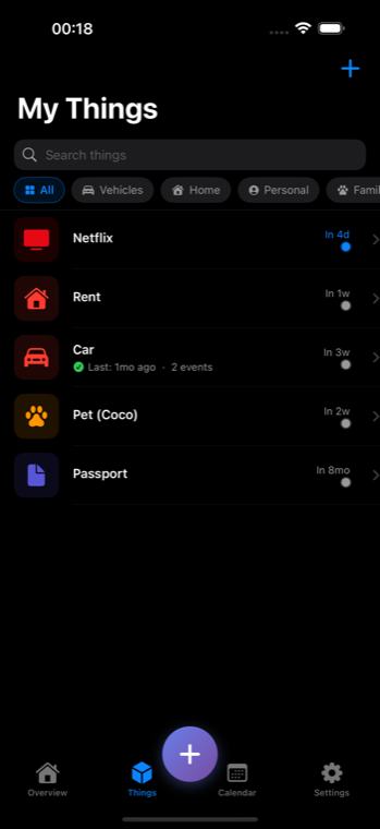 My Things
